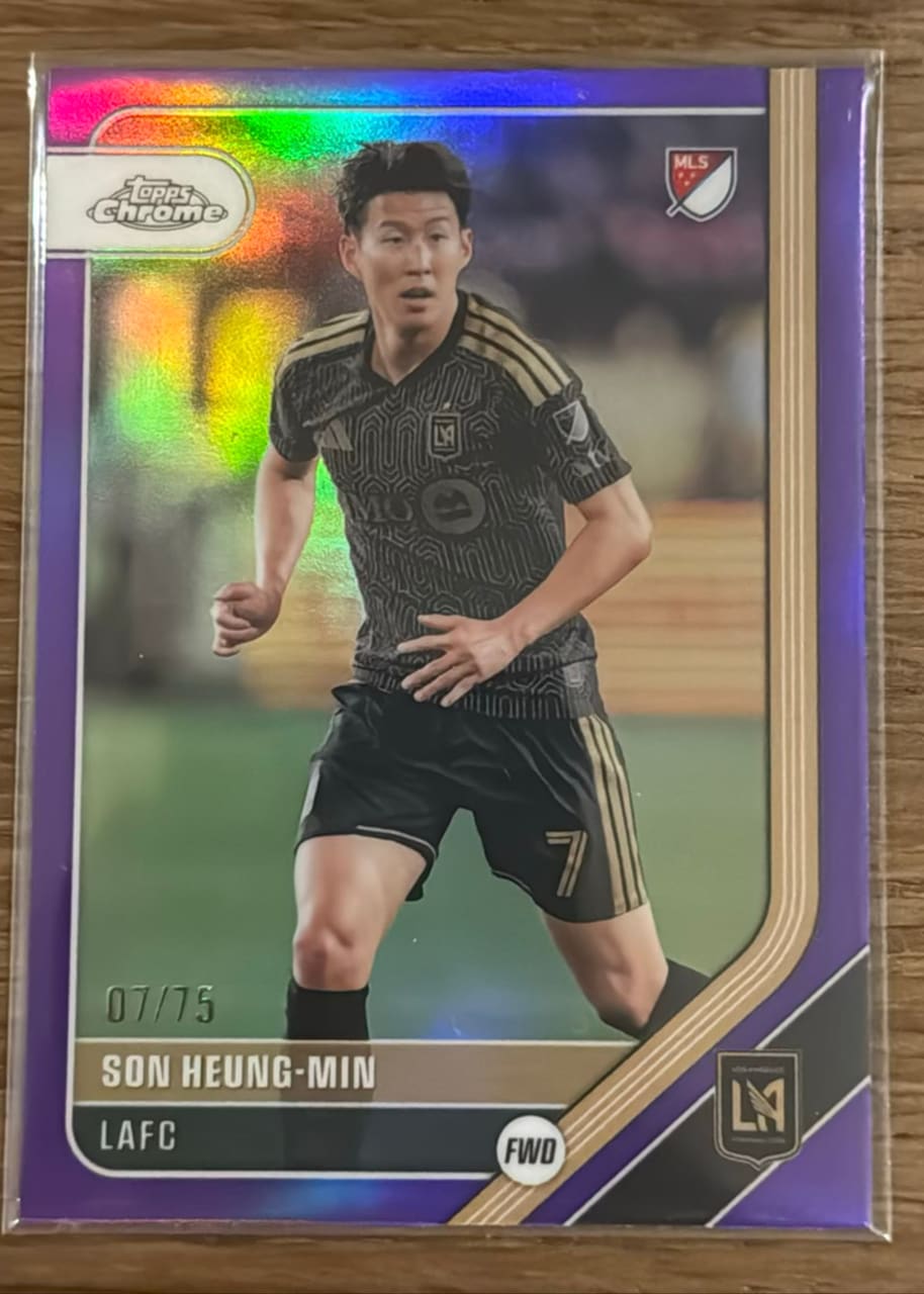 2026 Topps Chrome MLS Son Heung-Min · Numerada 07/75