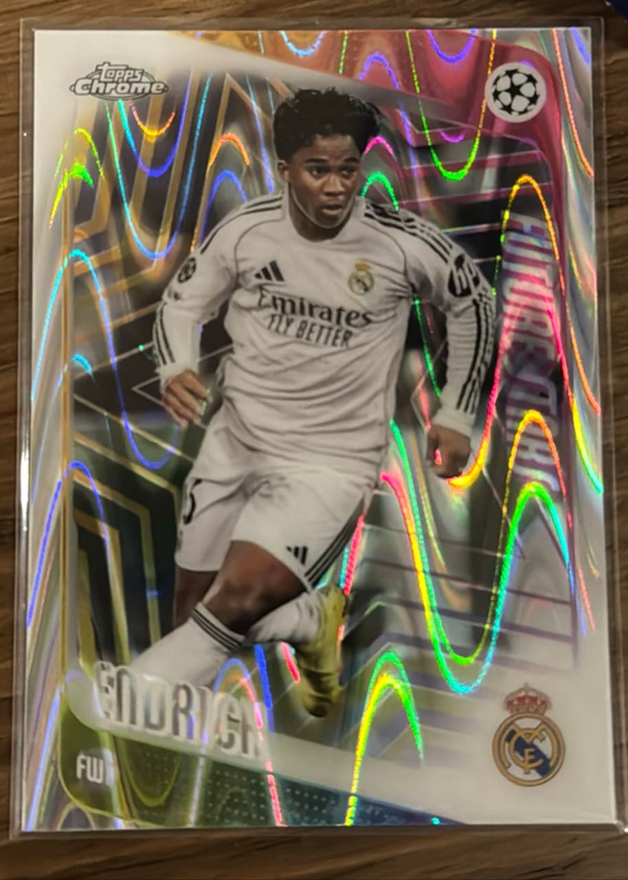 2024 Topps Chrome UEFA Champions League Endrick