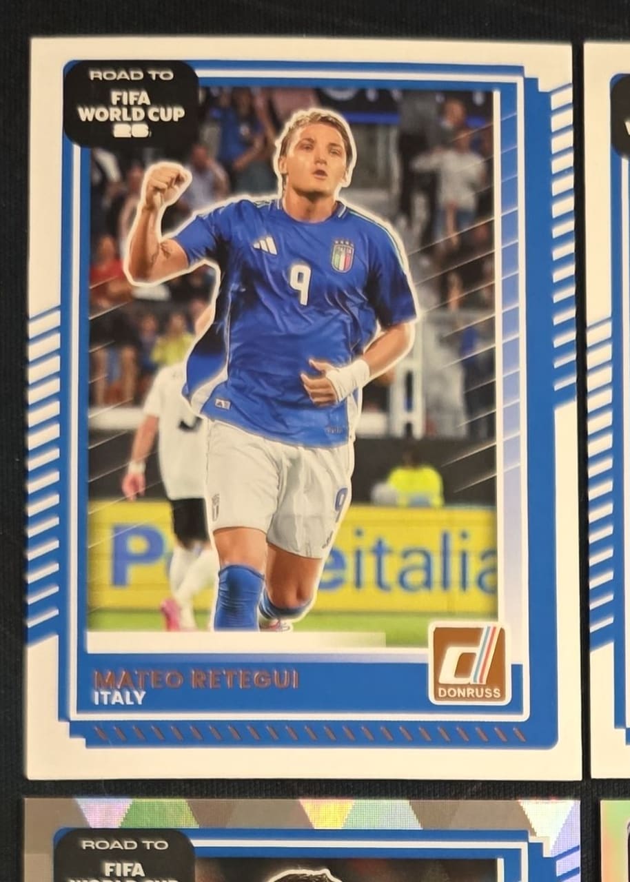 Lote de 6 cartas Fútbol Donruss ITALIA
