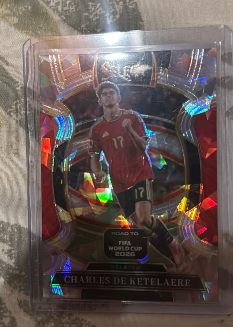 2025-26 Panini Prizm Road to FIFA World Cup 2026 Soccer Charles De Ketelaere