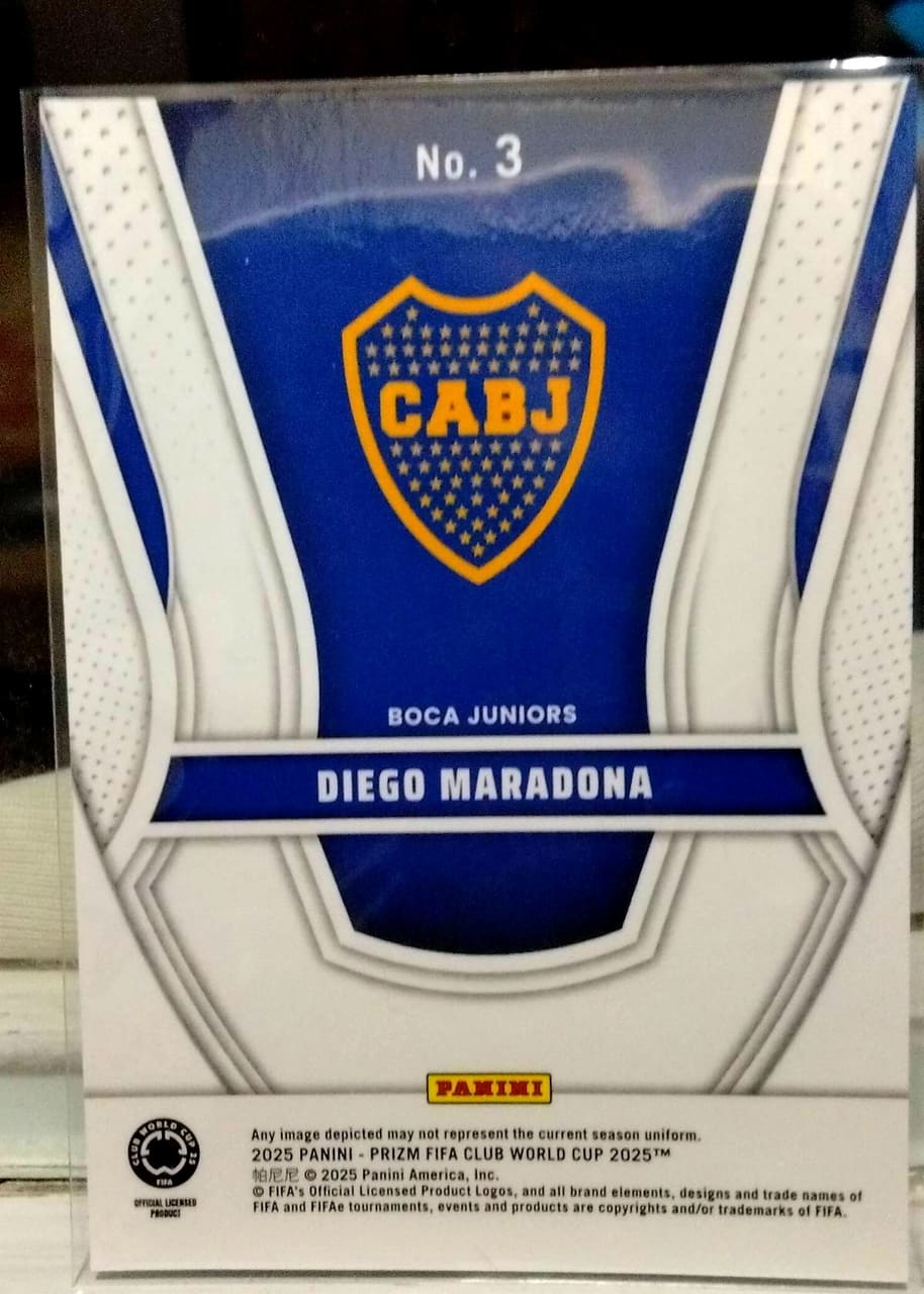 2025 Panini Prizm FIFA Club World Cup 2025 Diego Maradona, foto 2