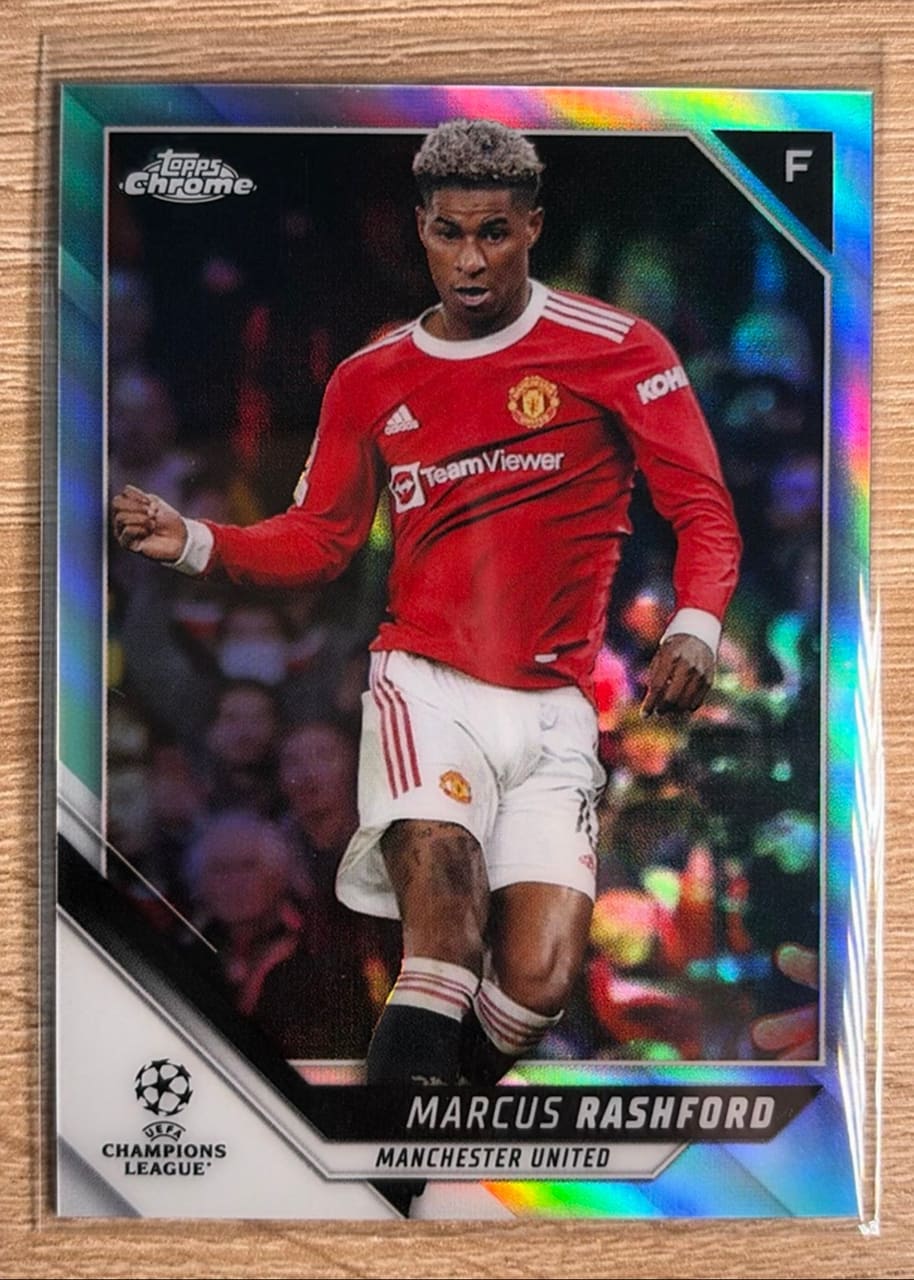 Marcus Rashford Topps Chorme