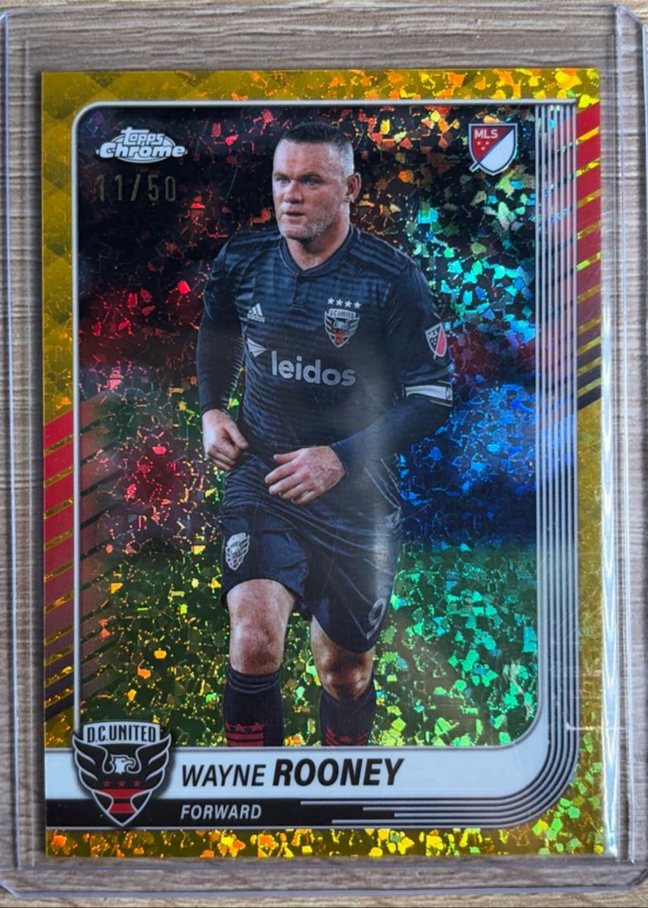2024 Topps Chrome Wayne Rooney · Numerada 11/50