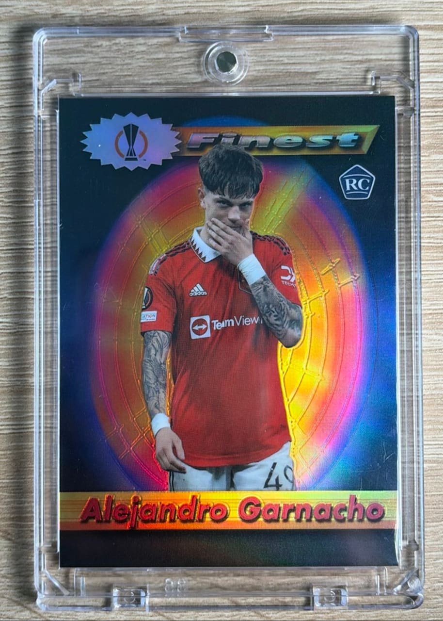 Alejandro Garnacho 7/25 Topps Finest Flashback