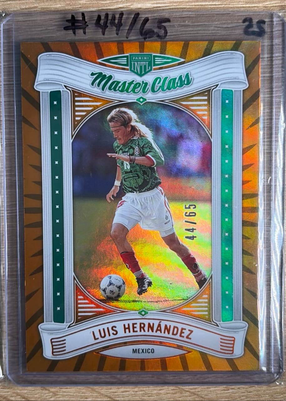 Panini Master Class Luis Hernández Numerada 44/65