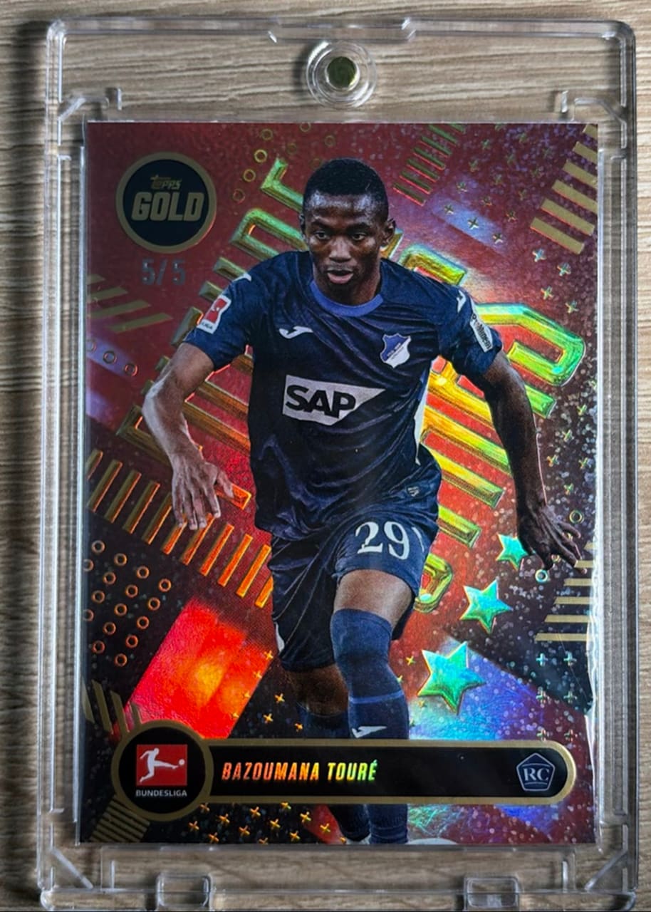 Bazoumana Toure 5/5 Topps gold