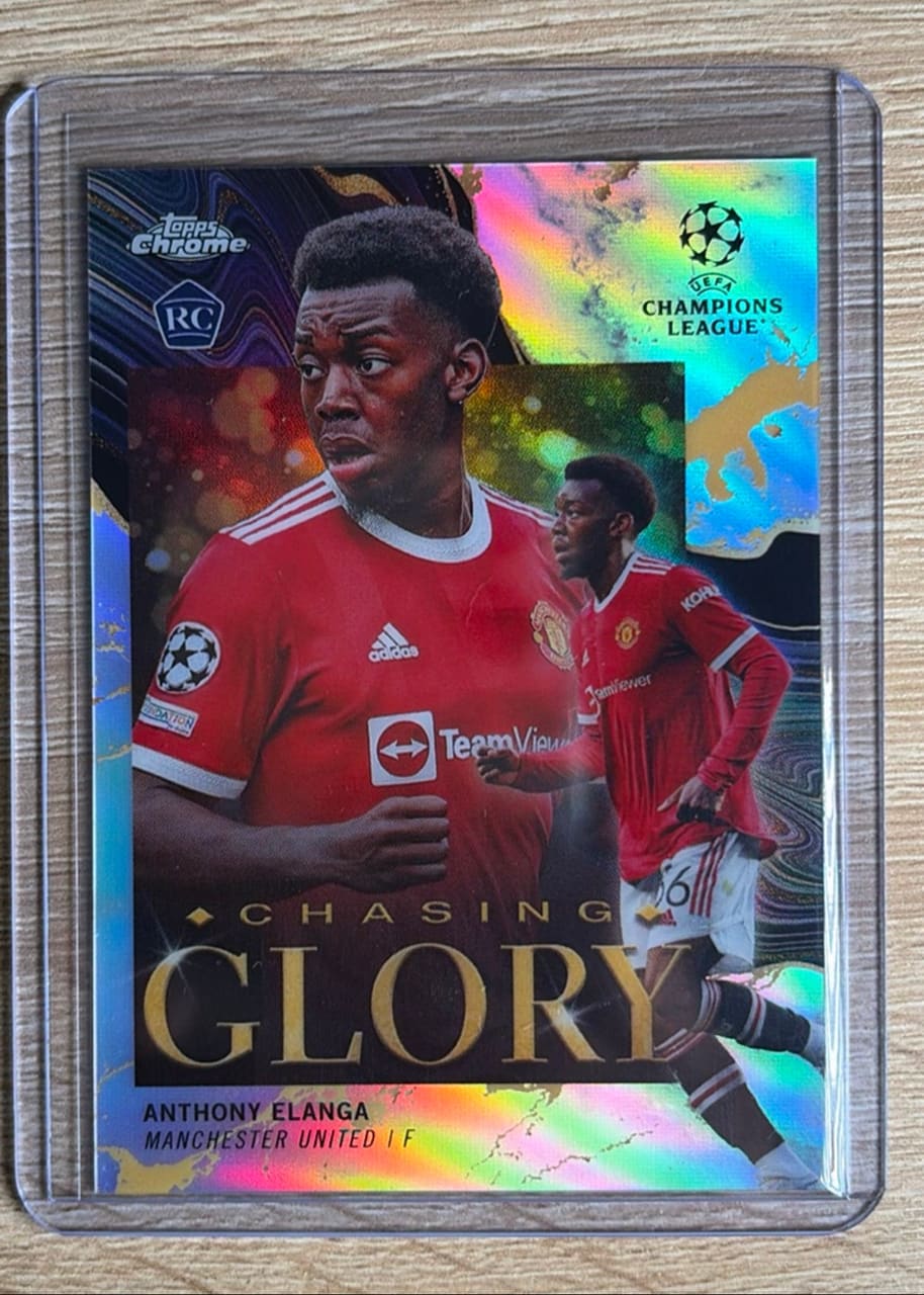 Anthony Elanga RC Topps Chasing Glory