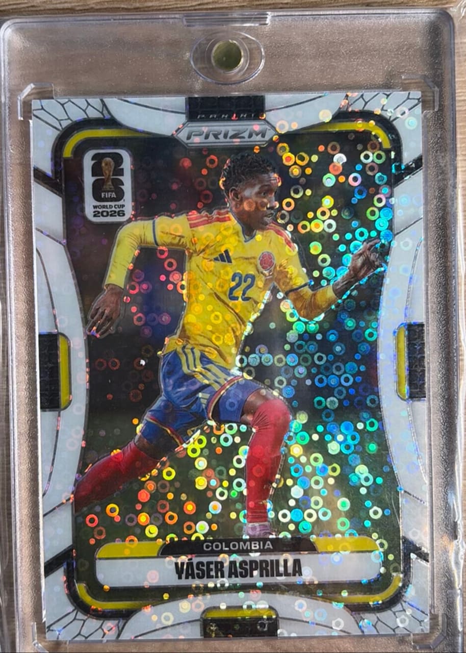 2026 Panini Prizm FIFA World Cup 2026 Soccer Yaser Asprilla Numerada 1/20