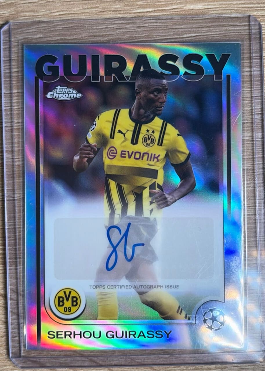 2023 Topps Chrome Serhou Guirassy Autograph