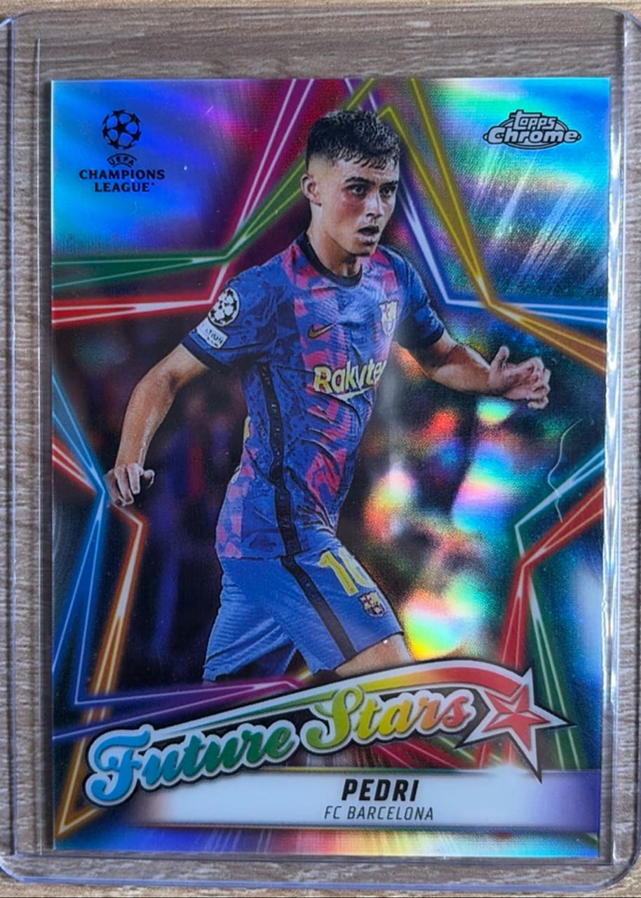 Pedri Future Stars Topps Chrome
