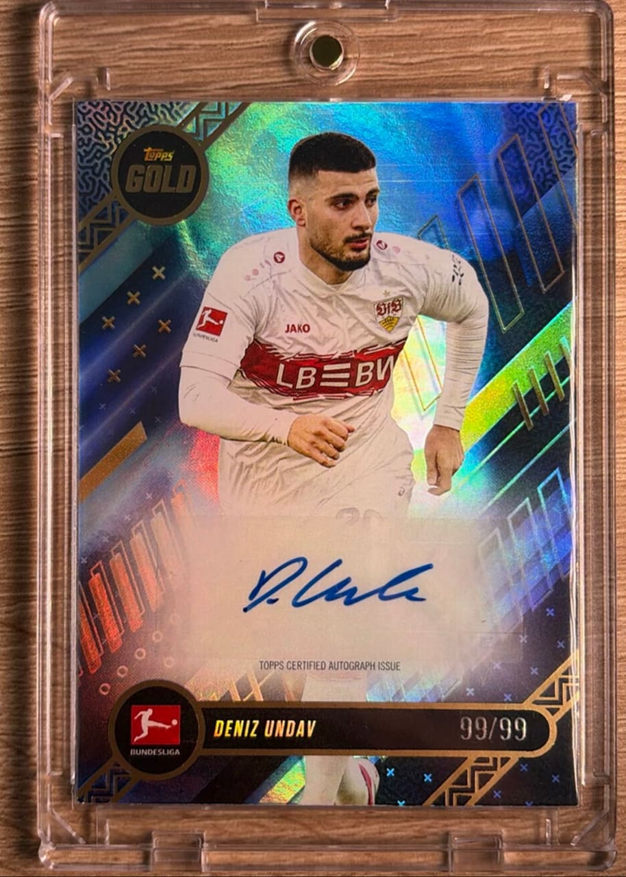 Deniz Undav Autograph 99/99 Topps Gold