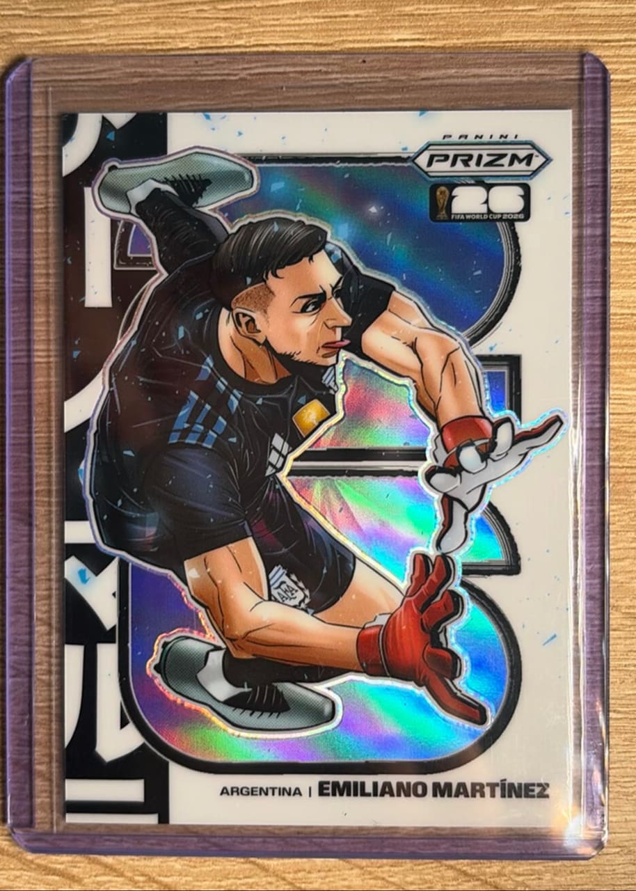 2026 Panini Prizm World Cup Emiliano Martínez Manga