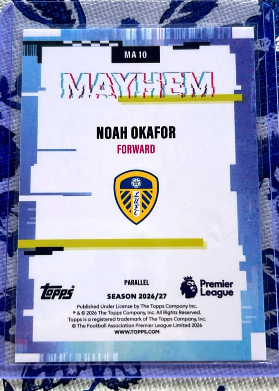 2026-27 Topps Match Attax Premier League Noah Okafor, foto 2