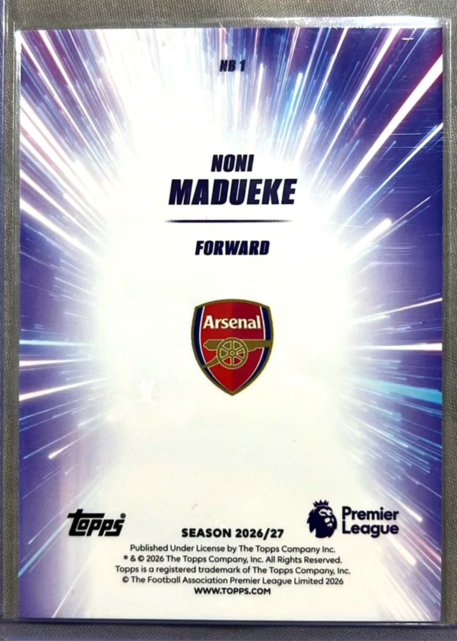 2026-27 Topps Premier League Noni Madueke, foto 2