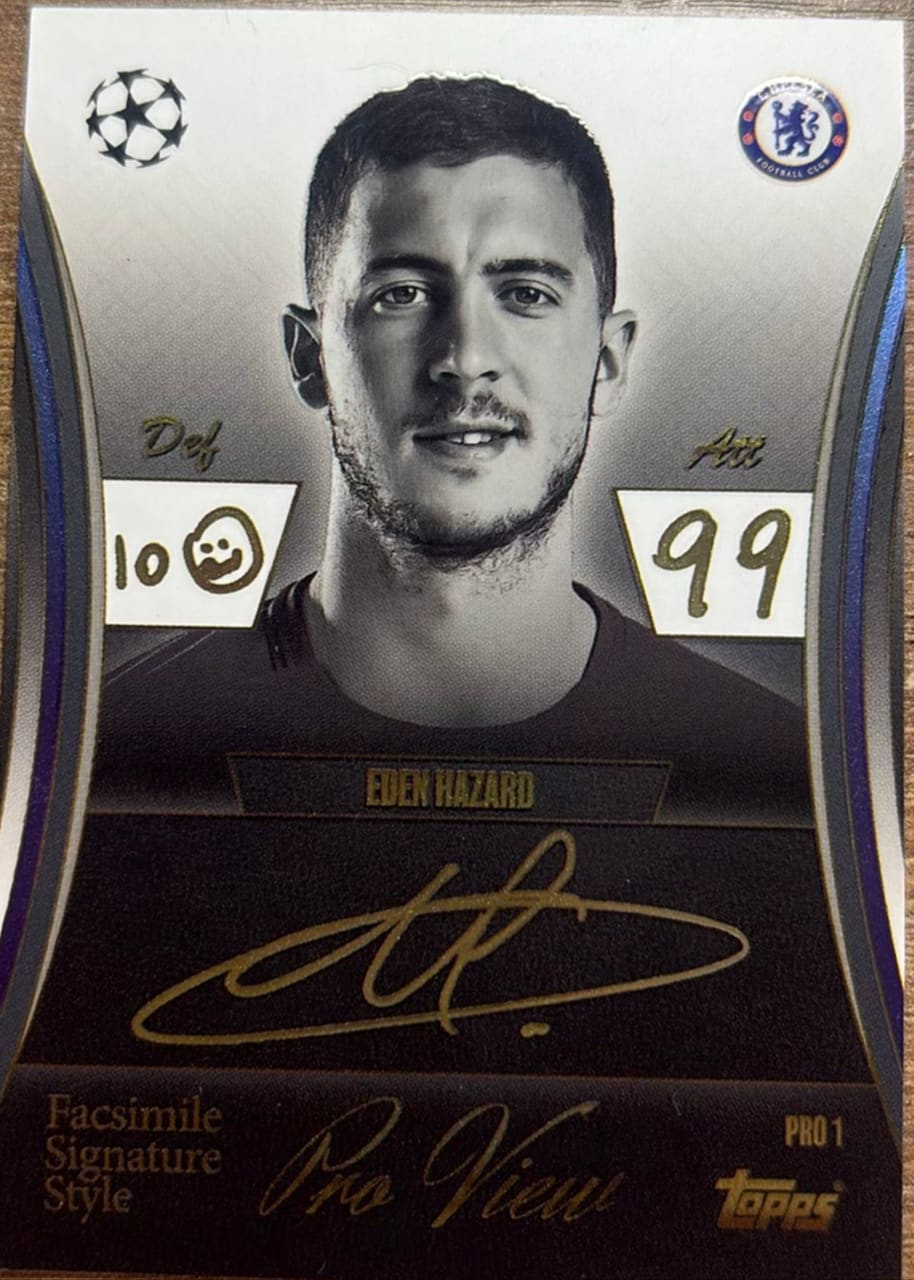 Eden Hazard Chelsea 2016-17 Topps Match Attax