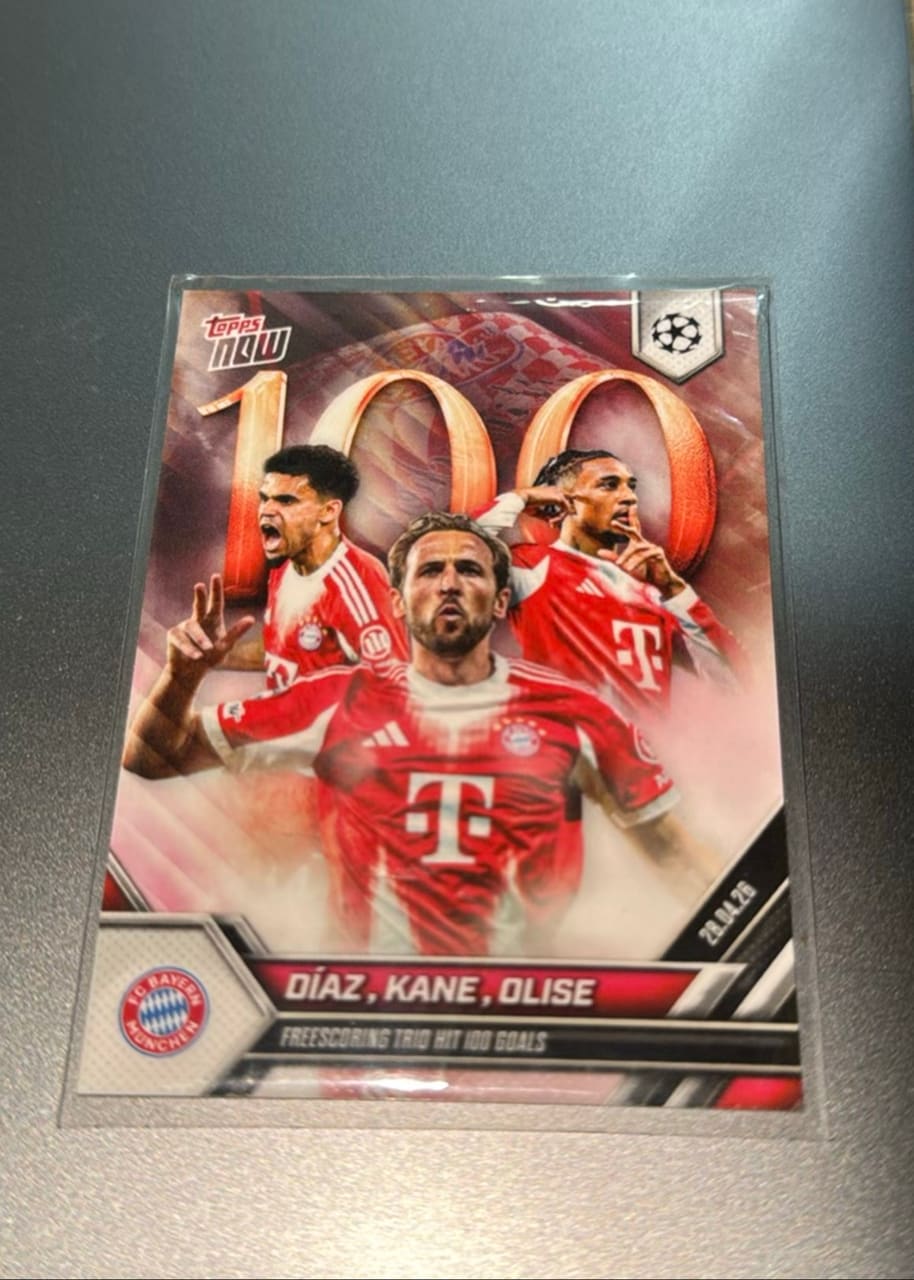 2024-25 Topps Now UEFA Champions League Diaz, Kane, Olise