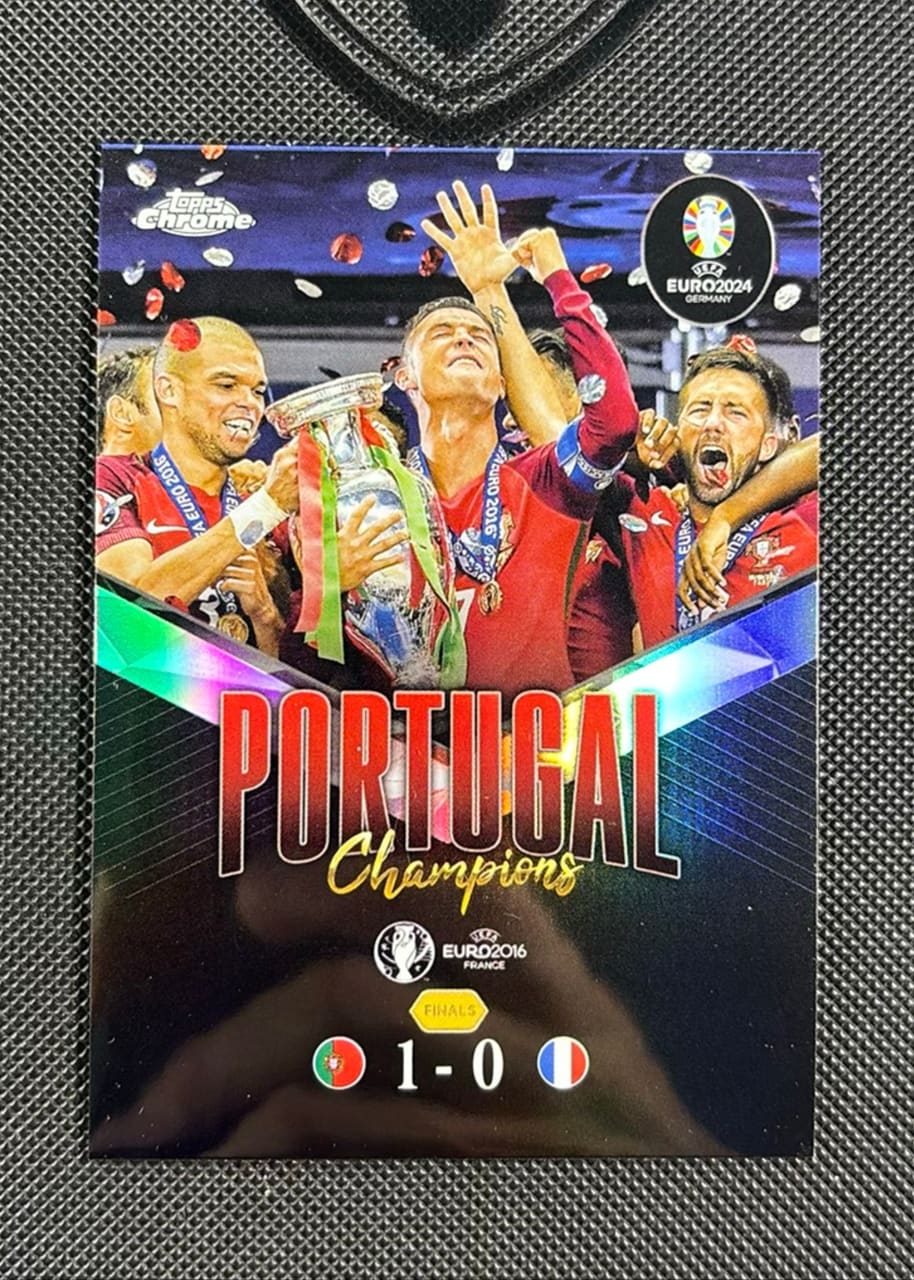 2024 Topps Chrome UEFA Euro 2024 Portugal Champions