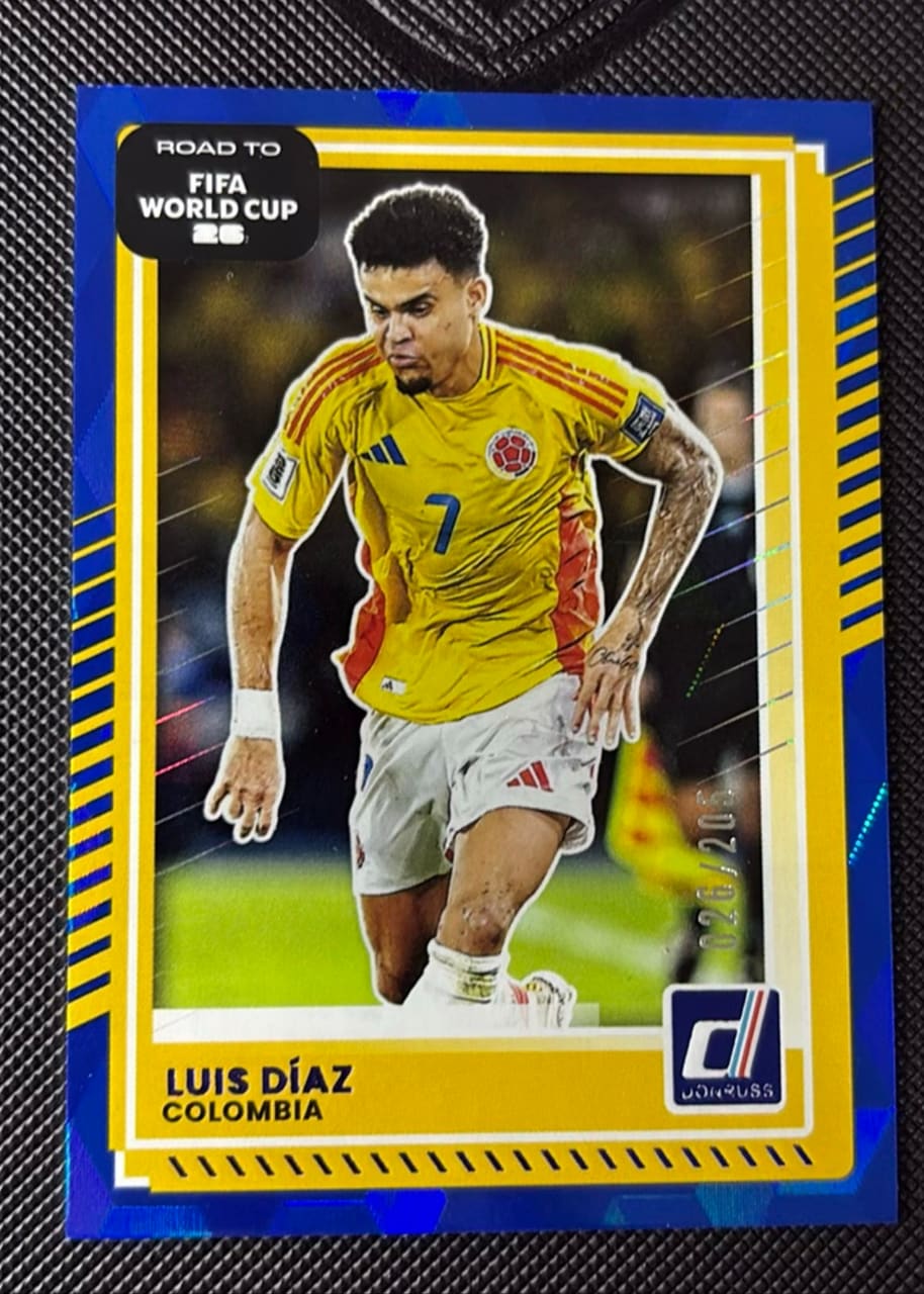 2025-26 Panini Donruss Road to FIFA World Cup 26 Soccer Luis Díaz 026/205