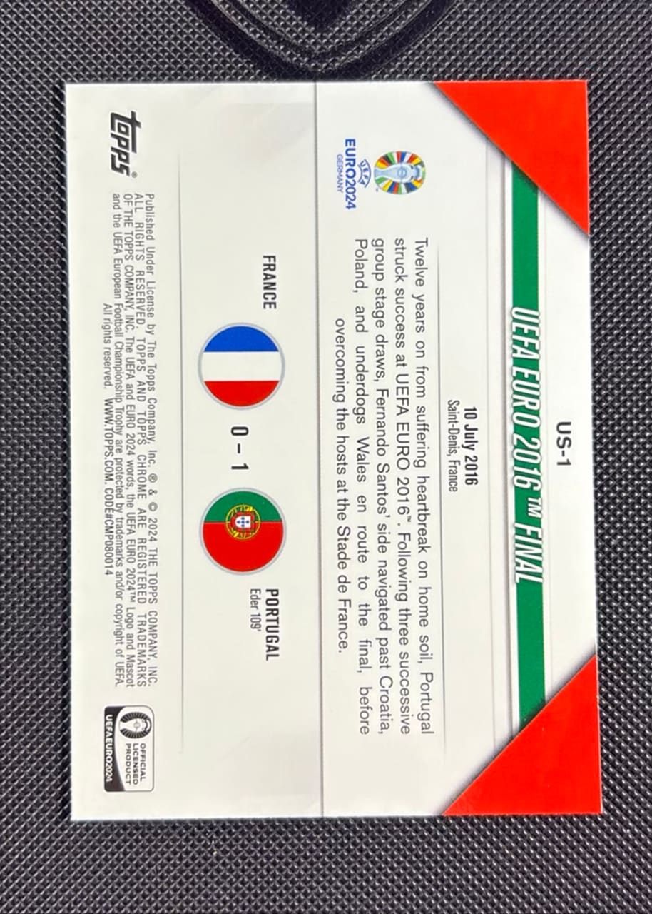 2024 Topps Chrome UEFA Euro 2024 Portugal Champions, foto 2
