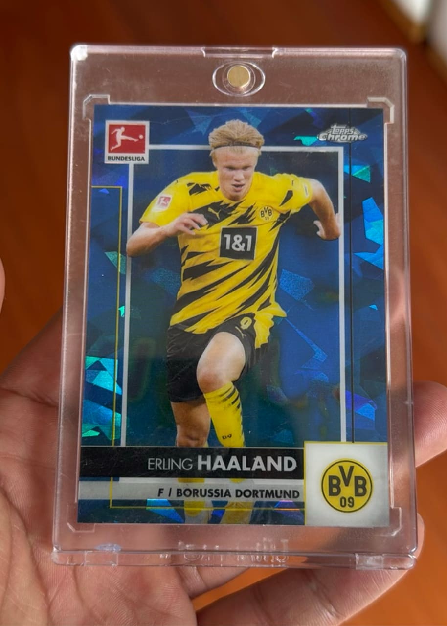 2021-22 Topps Chrome Bundesliga Erling Haaland
