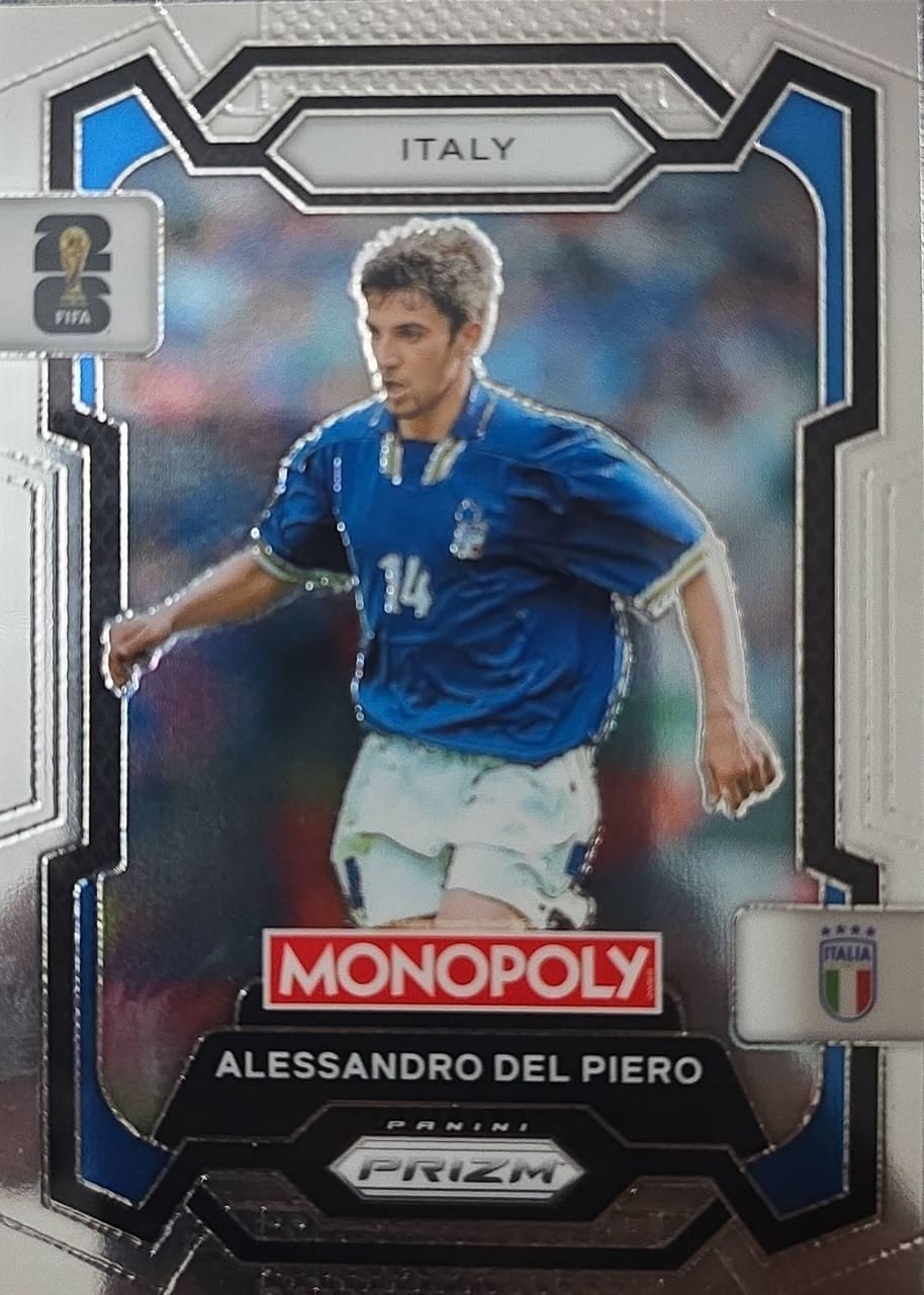 2026 Panini Monopoly Prizm FIFA World Cup 26 Alessandro Del Piero