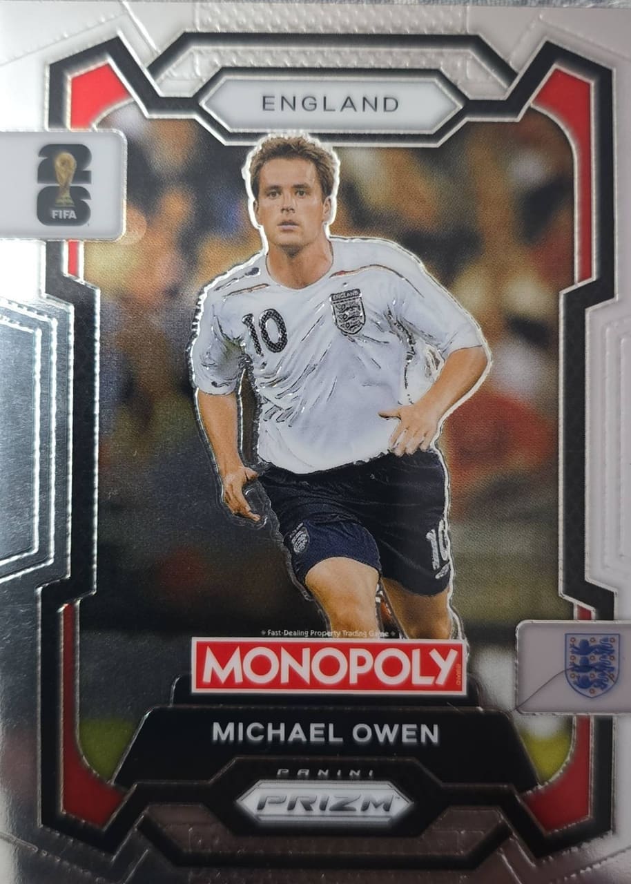 2026 Panini Monopoly Prizm FIFA World Cup Michael Owen
