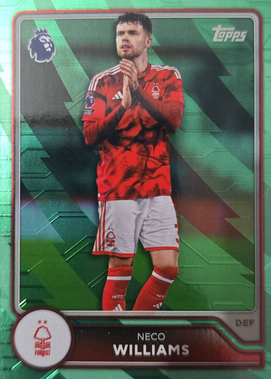 2026-27 Topps Premier League Neco Williams