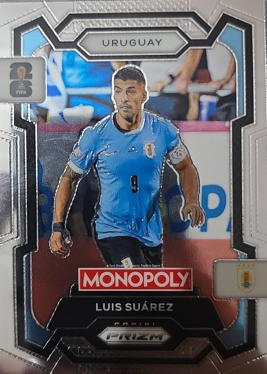 2026 Panini Monopoly Prizm FIFA World Cup 26 Luis Suárez
