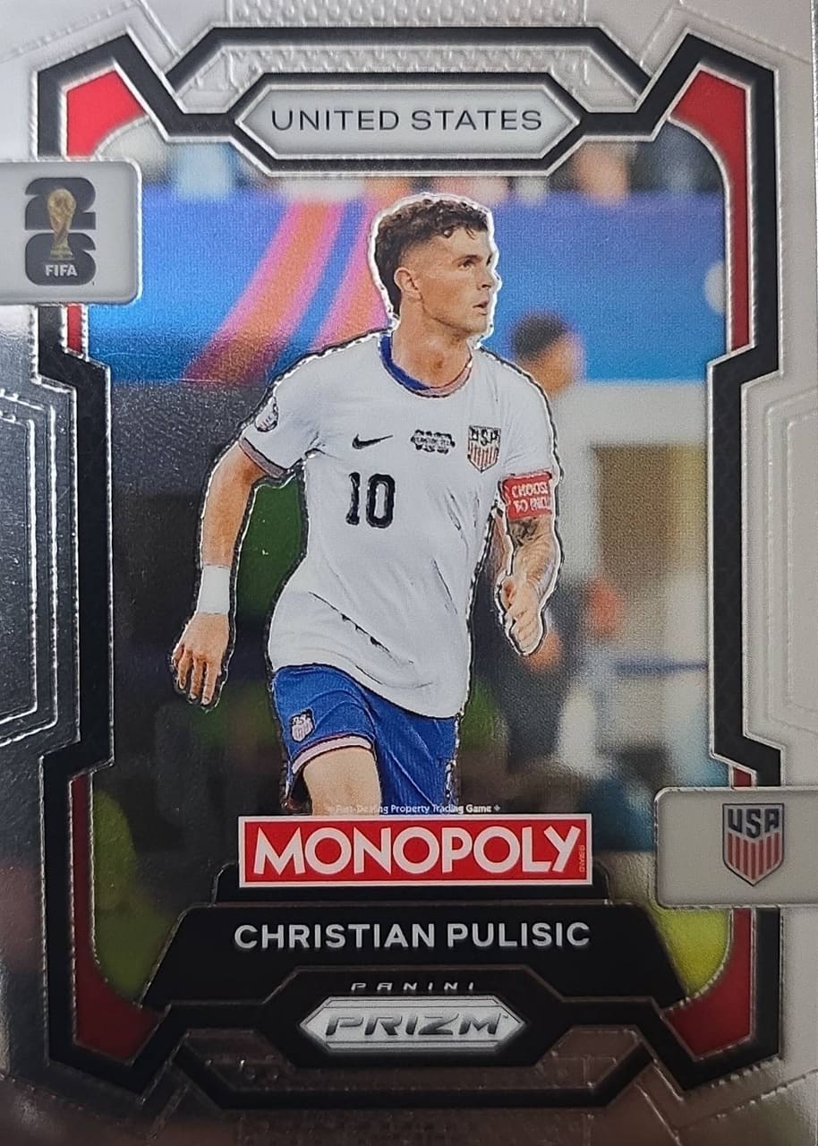 2026 Panini Monopoly Prizm FIFA World Cup Christian Pulisic