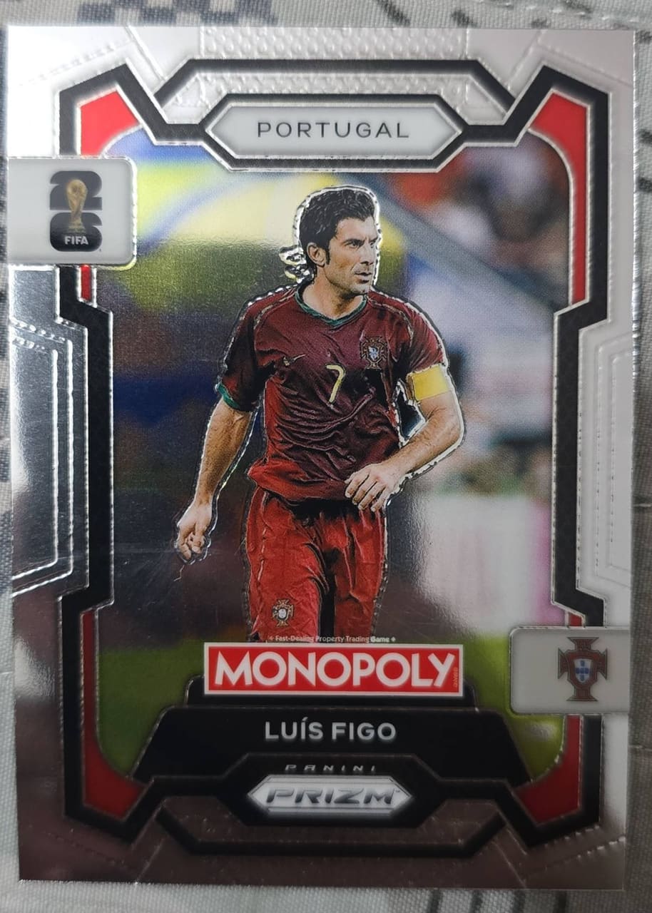 2026 Panini Monopoly Prizm FIFA World Cup 26 Luís Figo