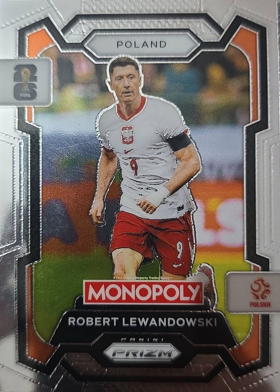 2026 Panini Monopoly Prizm FIFA World Cup 26 Robert Lewandowski