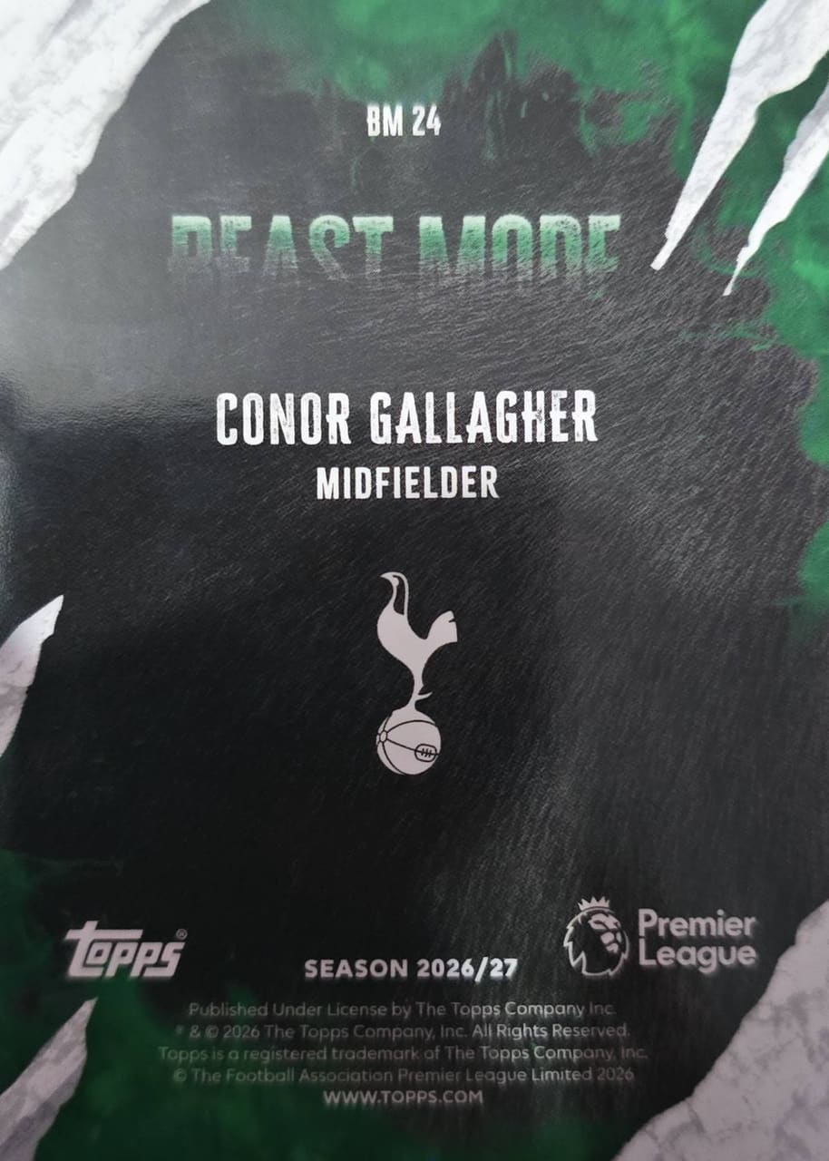 2026-27 Topps Beast Mode Conor Gallagher, foto 2