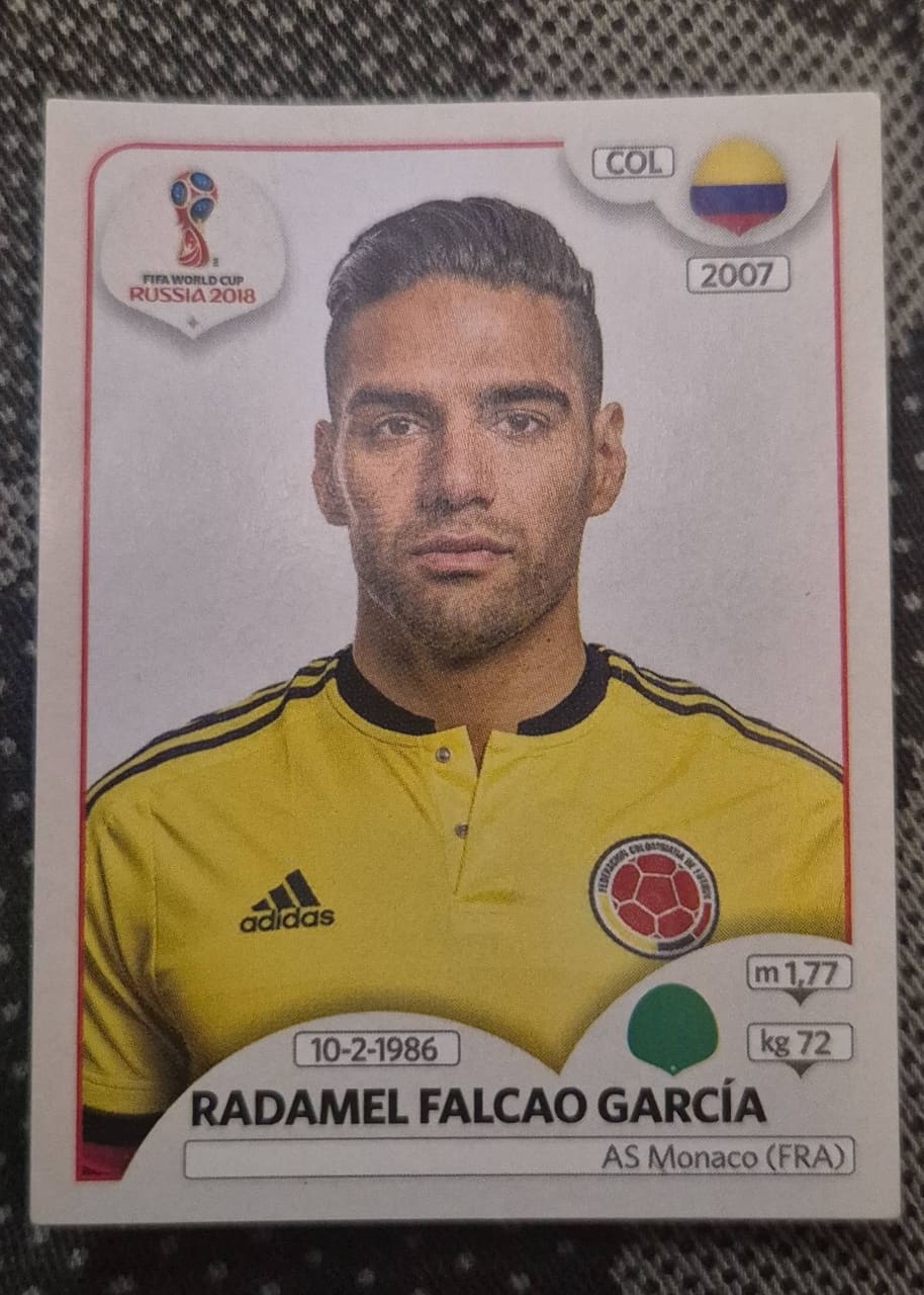 2018 Panini FIFA World Cup Russia Radamel Falcao Garcia