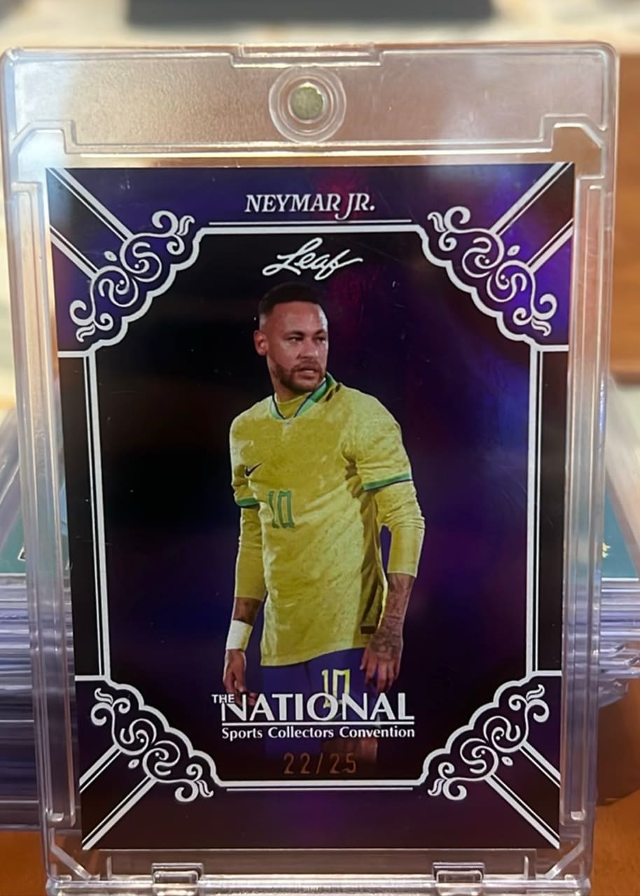 2026 Leaf Trading Cards The National Sports Collectors Convention Neymar Jr. · Numerada 22/25
