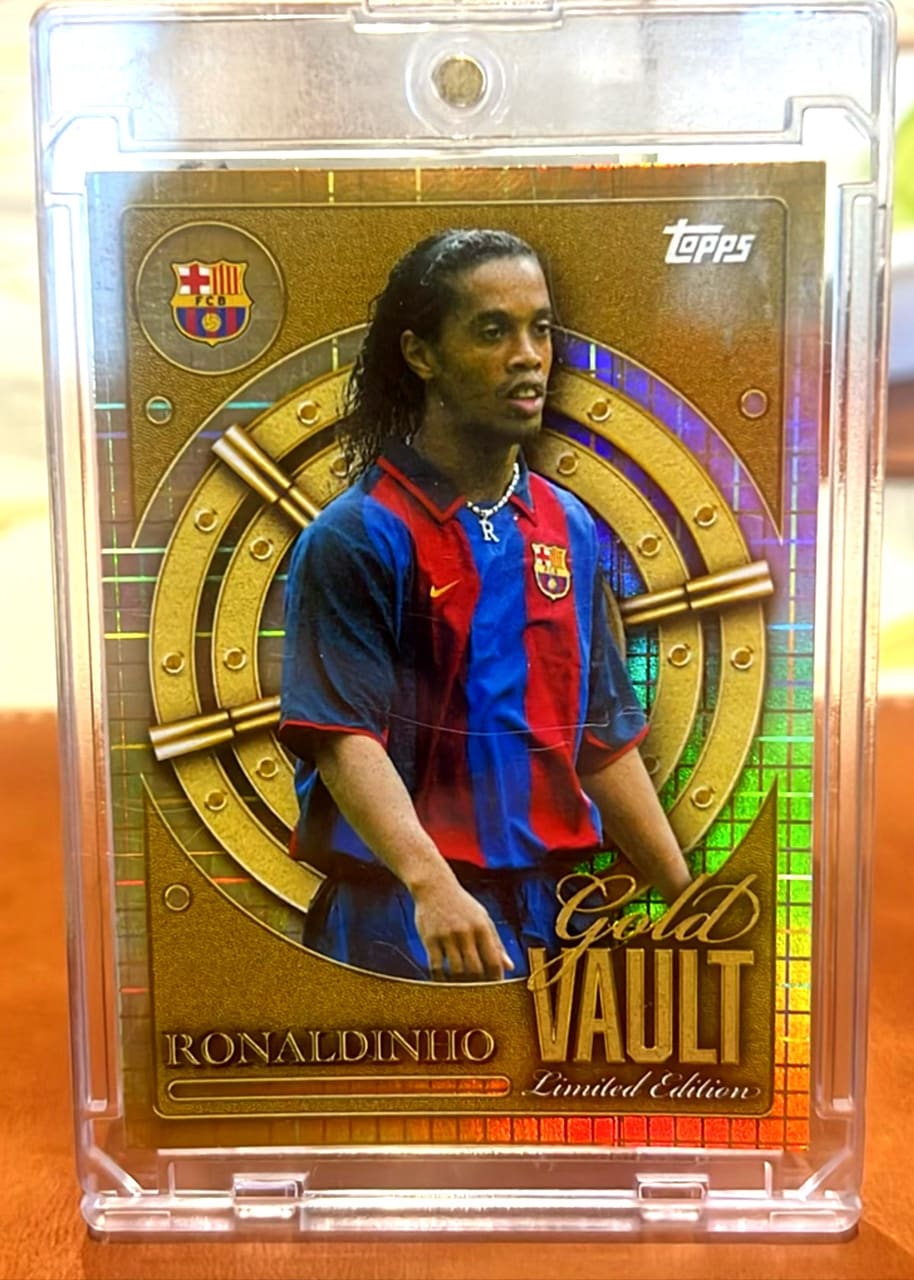 2025 Topps Gold Vault Limited Edition Ronaldinho