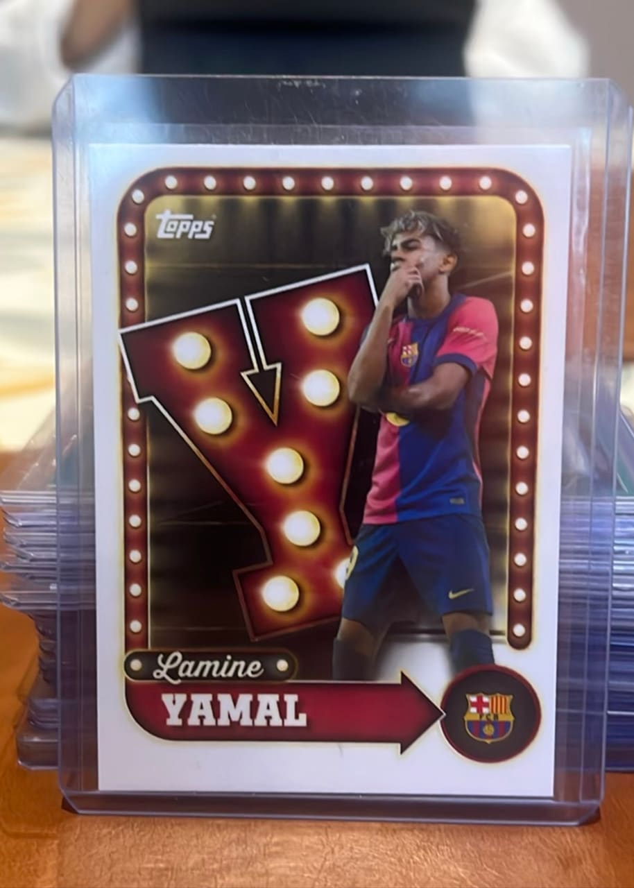 2024-25 Topps FC Barcelona Official Club Product Lamine Yamal