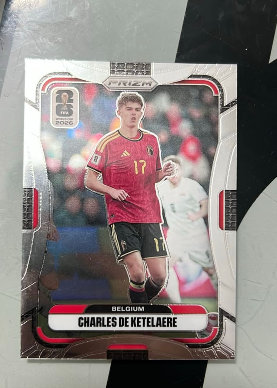2026 Panini Prizm FIFA World Cup Soccer Charles De Ketelaere