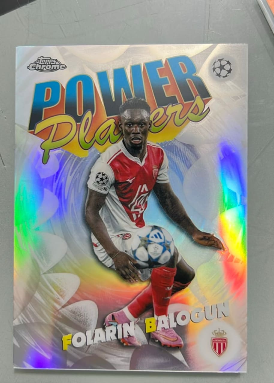 2026 Topps Chrome UEFA Champions League Folarin Balogun