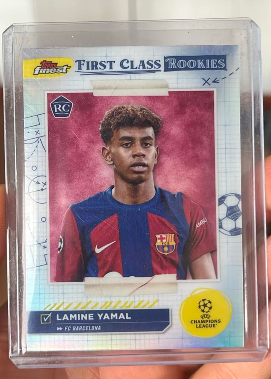 2023-24 Topps Finest First Class Rookies Lamine Yamal