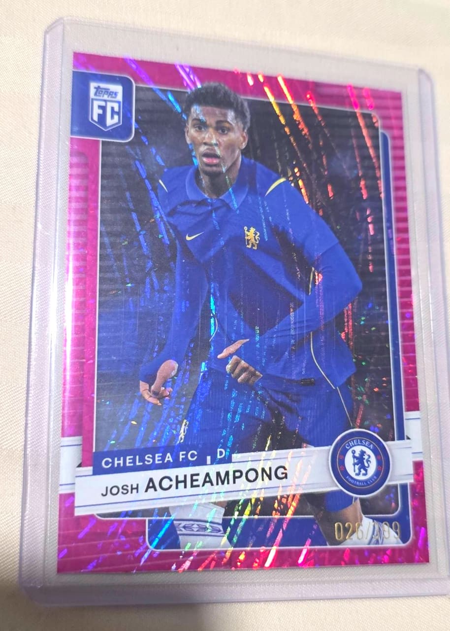 2026 Topps FC Josh Acheampong · Numerada 024/299