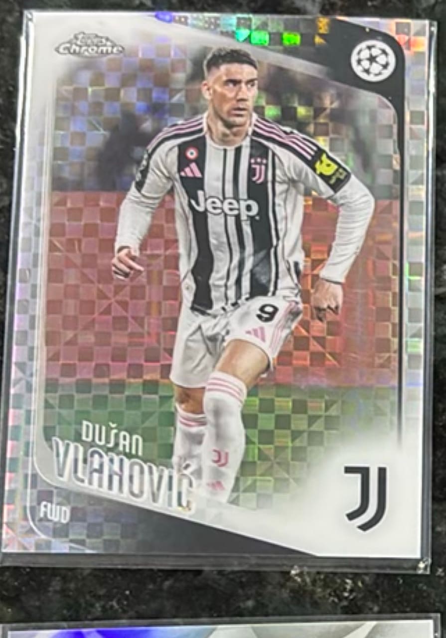 Lote de 4 cartas Fútbol Juventus