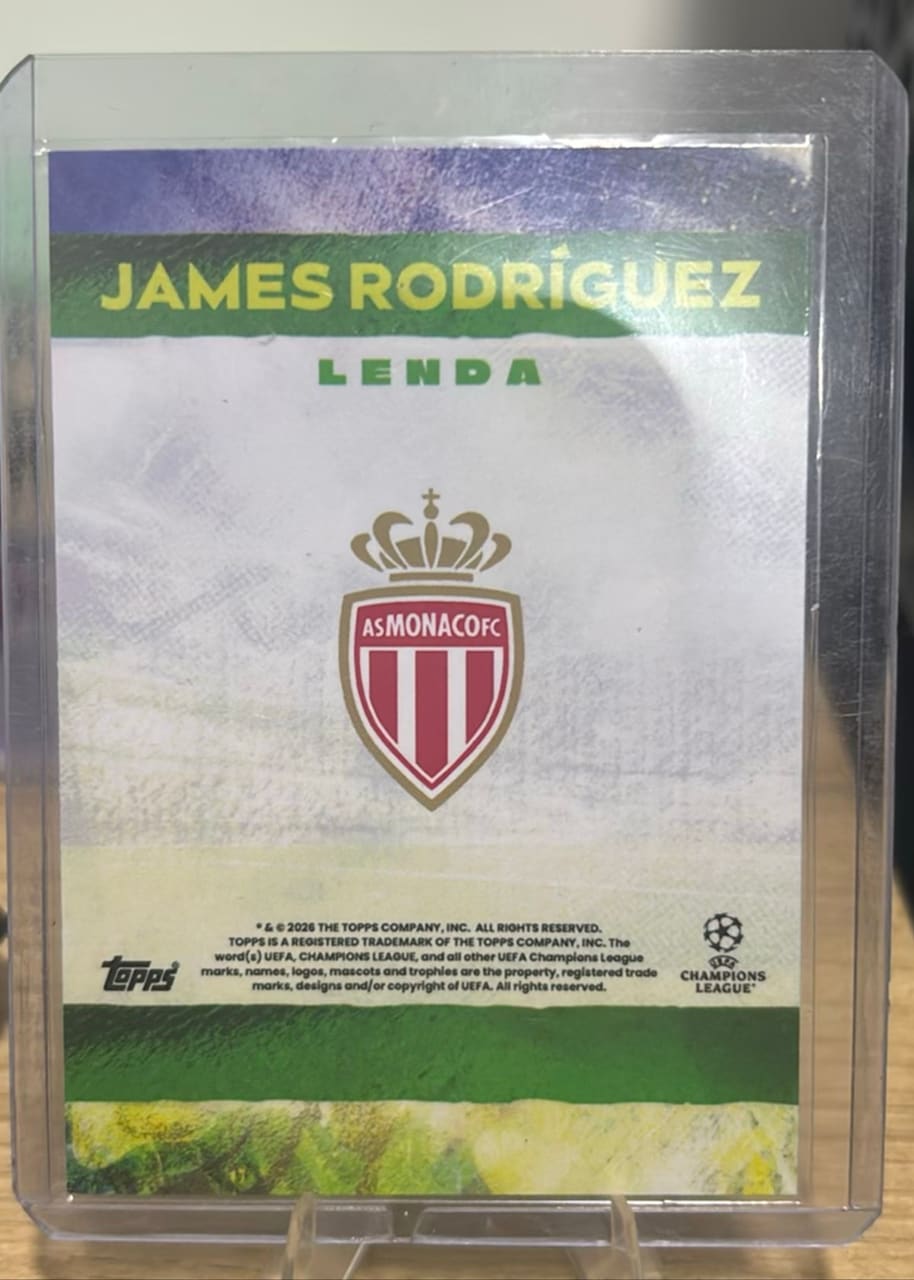 2026 Topps Jocaço Lenda James Rodriguez, foto 2