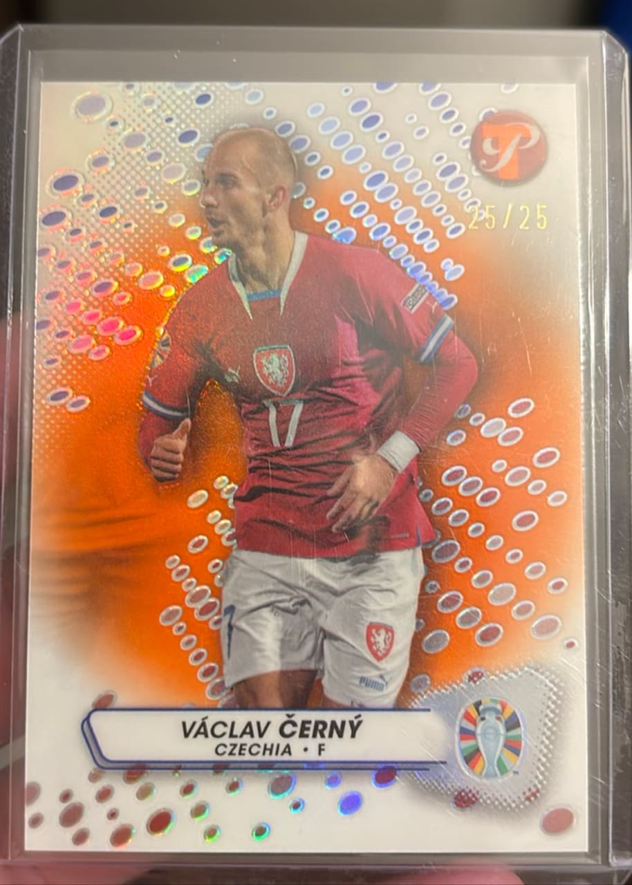2024 Topps Road to UEFA Euro 2024 Václav Černý · Numerada 25/25