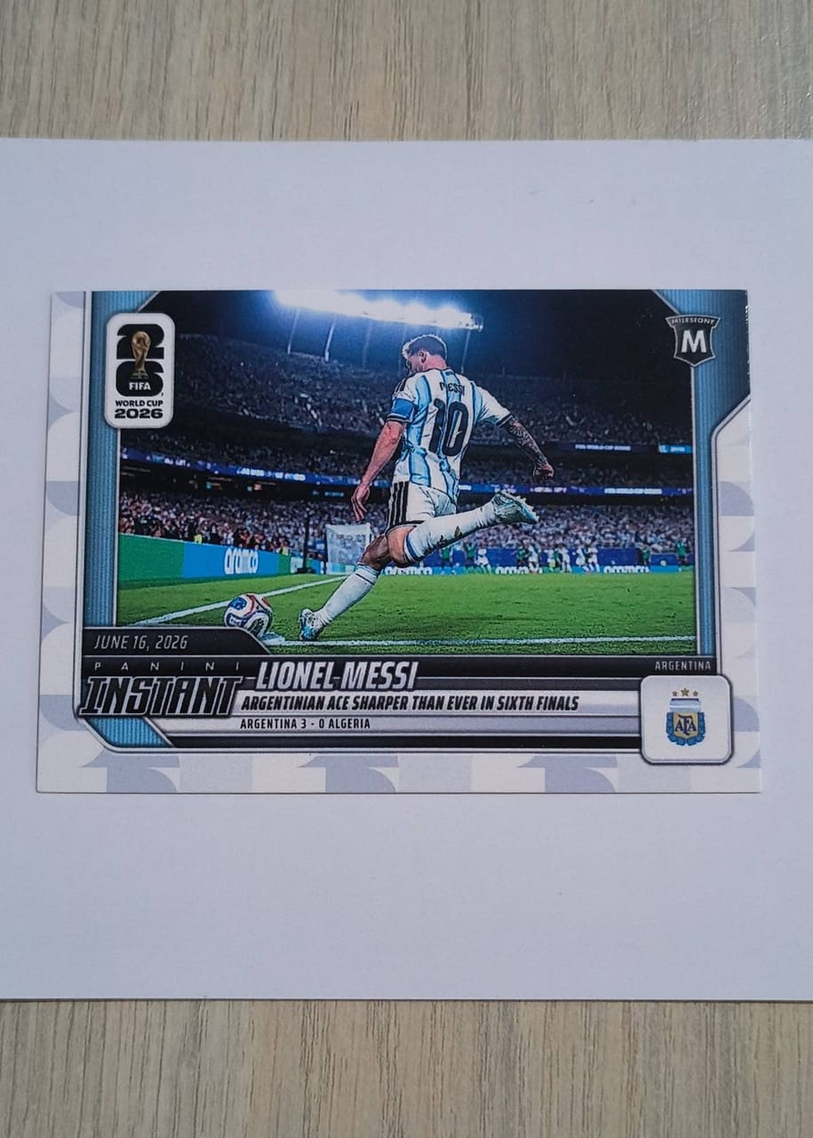 2026 Panini Instant FIFA World Cup Soccer Lionel Messi