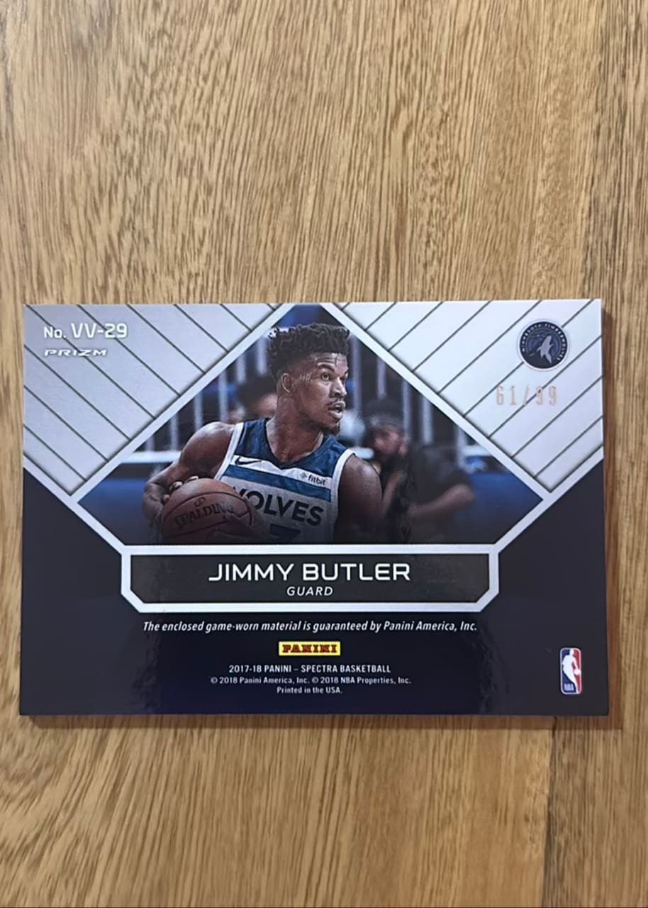 2017-18 Panini Spectra Basketball Jimmy Butler 61/99, foto 2