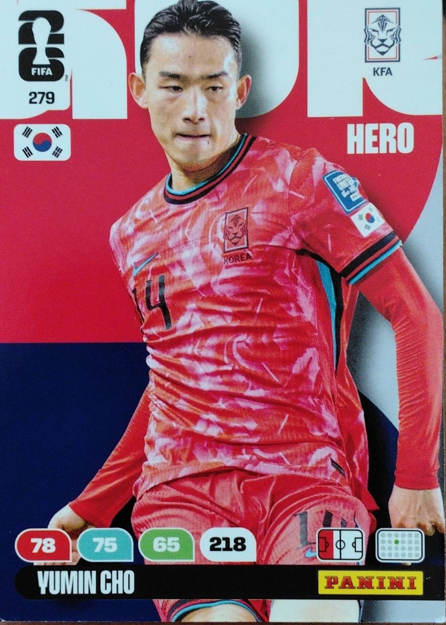 2026 Panini Adrenalyn XL FIFA World Cup 2026 Yumin Cho