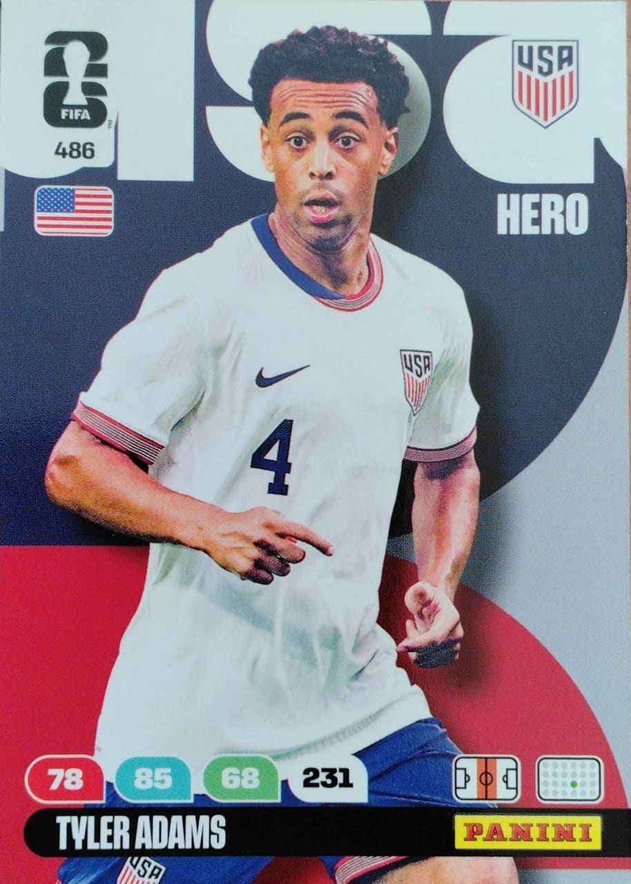 2026 Panini Adrenalyn XL FIFA World Cup 2026 Tyler Adams