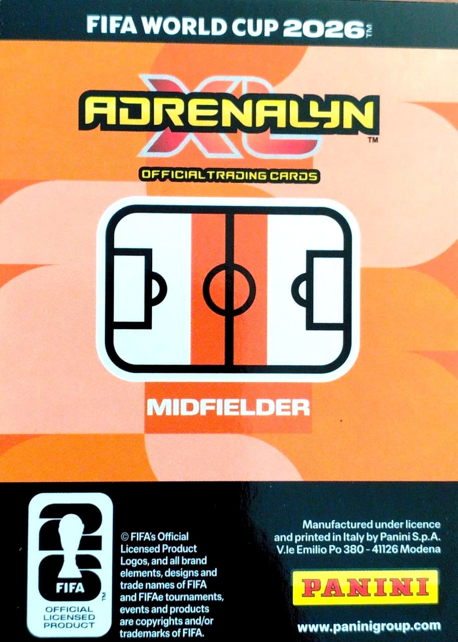 2026 Panini Adrenalyn XL FIFA World Cup 2026 Tyler Adams, foto 2
