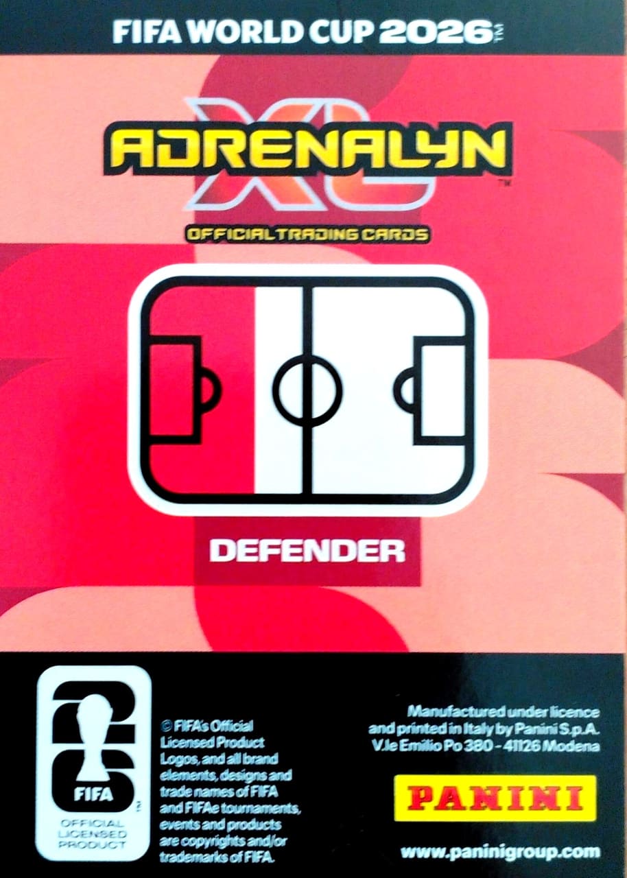 2026 Panini Adrenalyn XL FIFA World Cup 2026 Dávinson Sánchez, foto 2