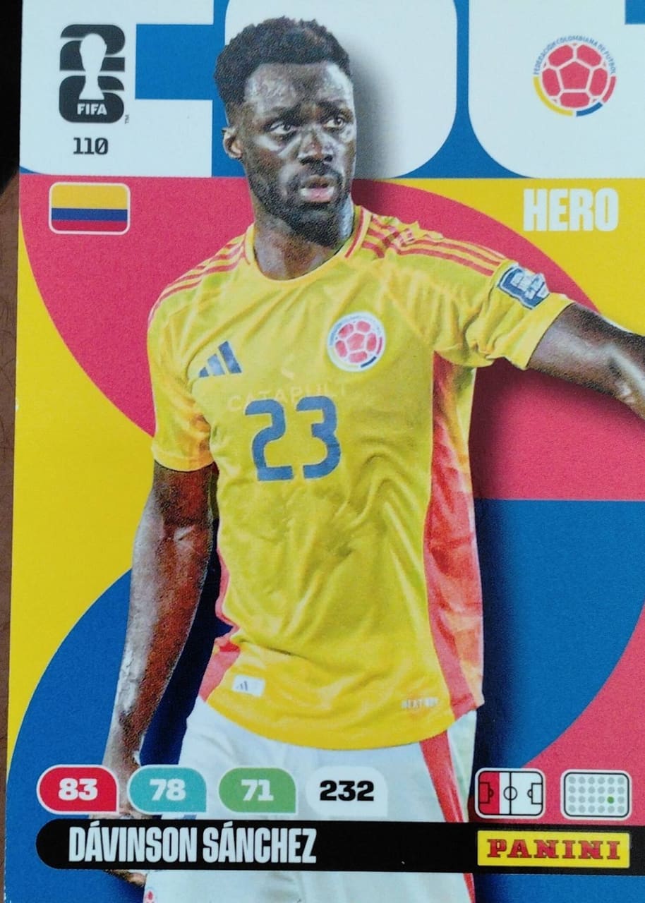 2026 Panini Adrenalyn XL FIFA World Cup 2026 Dávinson Sánchez